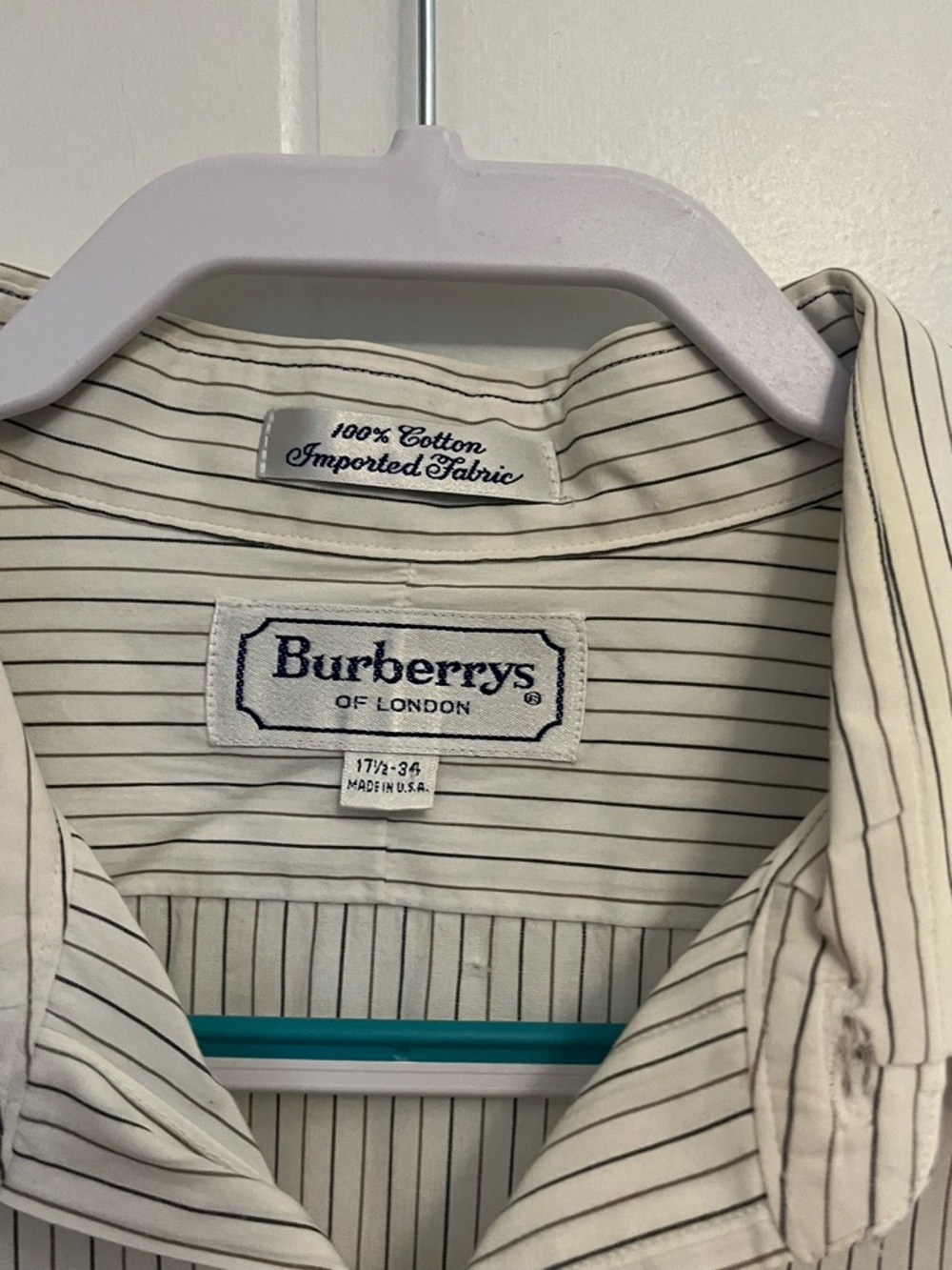 EUC | Burberry of London Men’s Dress Shirt - Picture 8 of 9